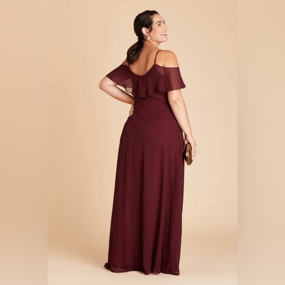 NWT Birdy Grey Jane Convertible Dress in Chiffon Cabernet - Picture 3 of 7